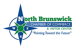 North Brunswick Chamber of Commerce and Visitor Center logo featuring JBG Painting’s commitment to local business and community growth.