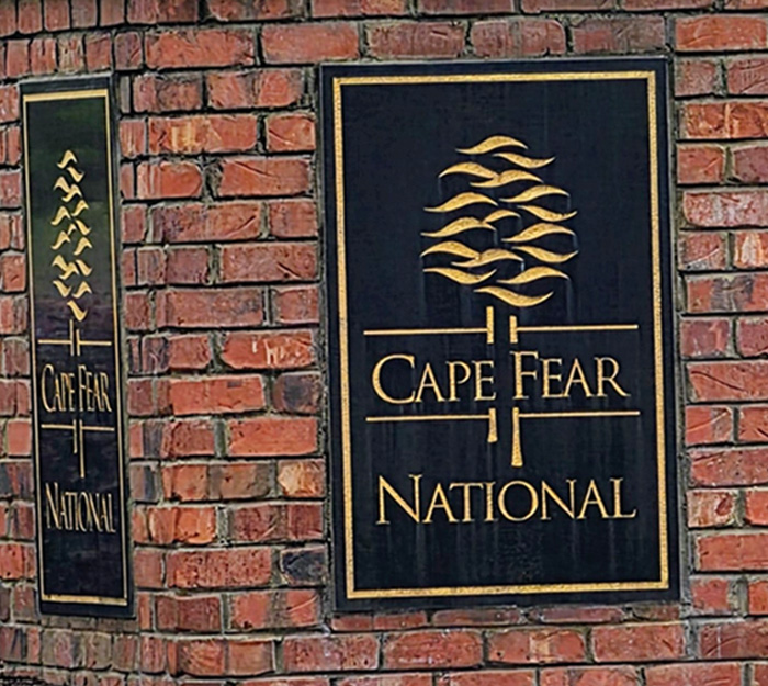 Brunswick Forest Cape Fear National sign