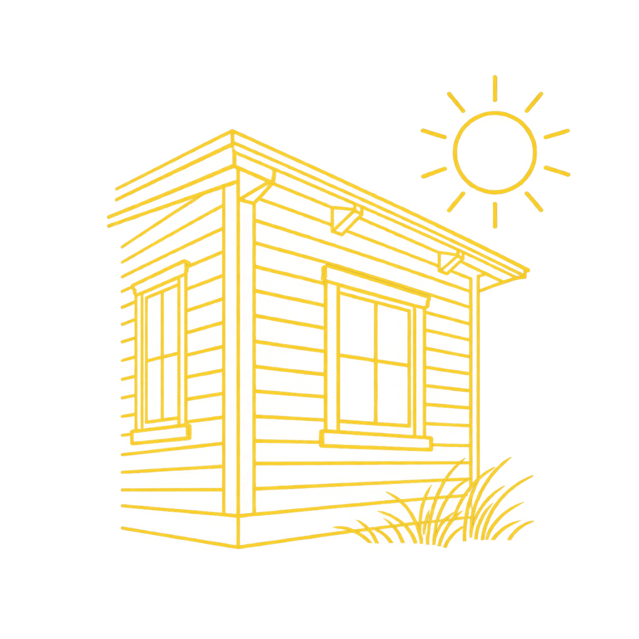 sun drenched siding