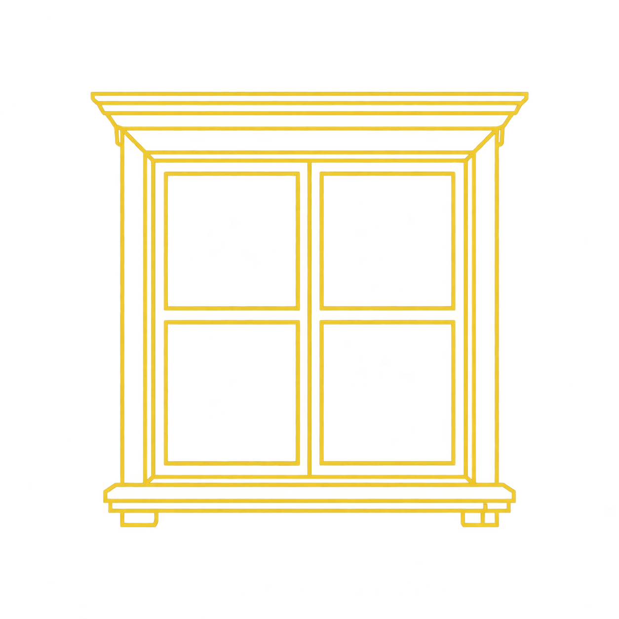 windows trim and joints